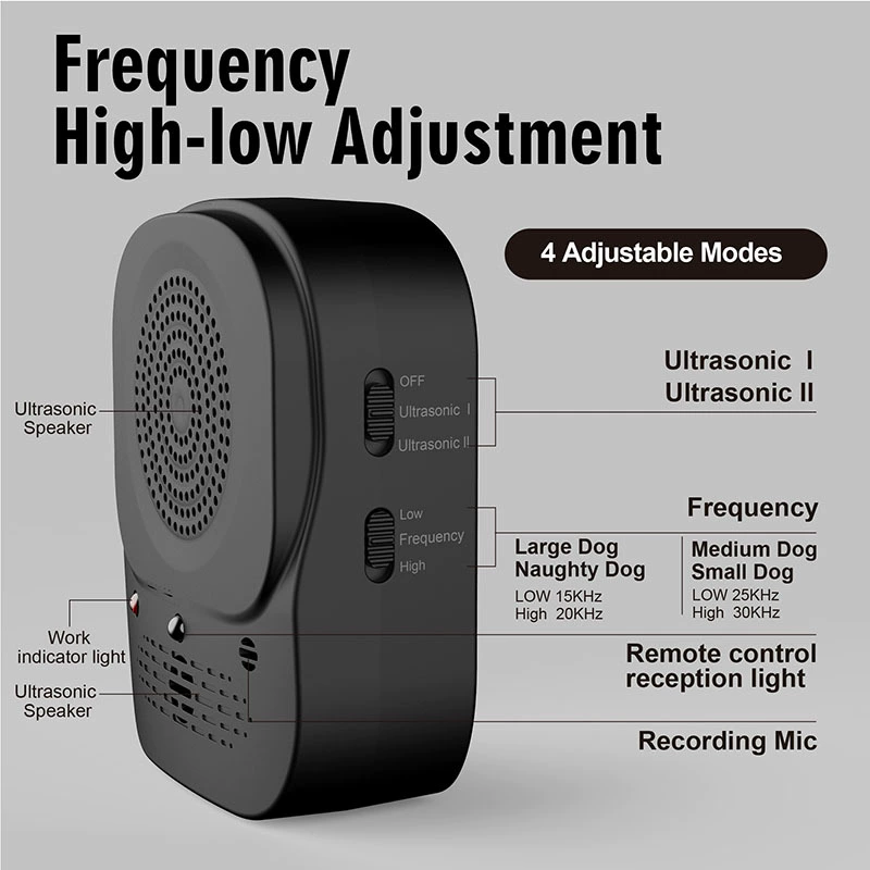 [亚马逊新品超声波驱狗器止吠器充电止叫器遥控训驱狗神器宠物用品]
