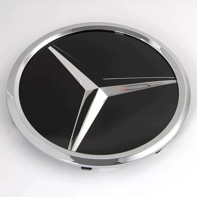 Car logo: front grille, modified crystal emblem
