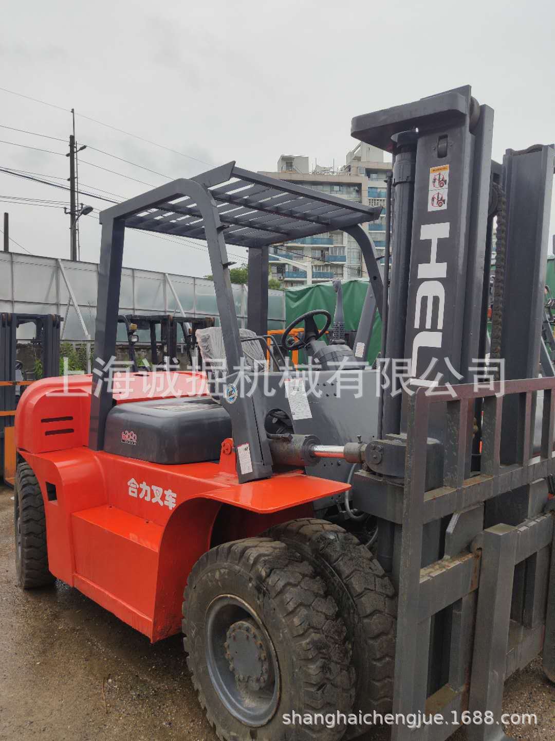 转让合力6吨柴油叉车 标准配置 双排轮