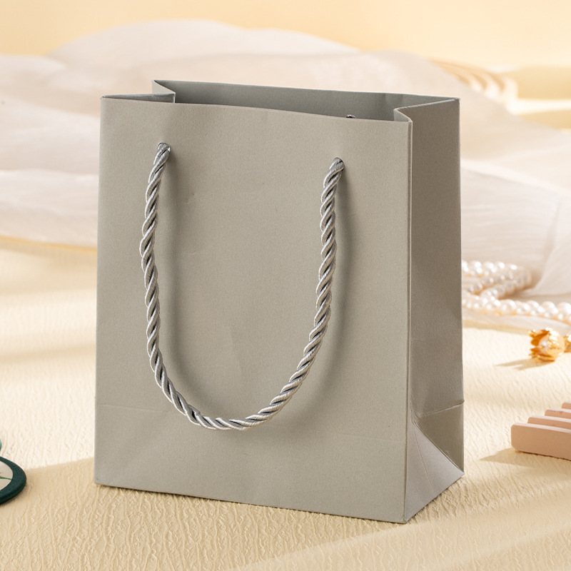 Bolsa de mano gris; 14cm * 12.5cm * 6cm