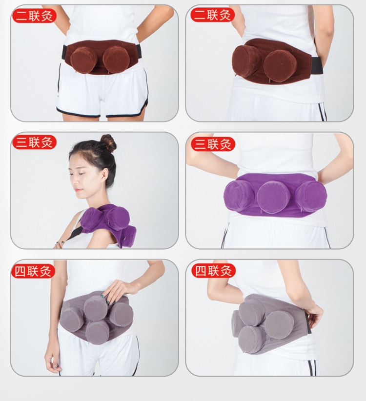 Copper Moxibustion Box Portable Ai Jiu 艾灸 Device Adjustable Temperature Home Use Moxa Stick Holder preparation