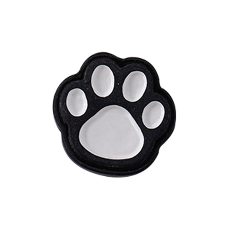 Dibujos animados transfronterizos garra de gato chocolate bricolaje accesorios de resina gel de crema accesorios para el cabello carcasa del teléfono móvil agujeros zapatos parche material