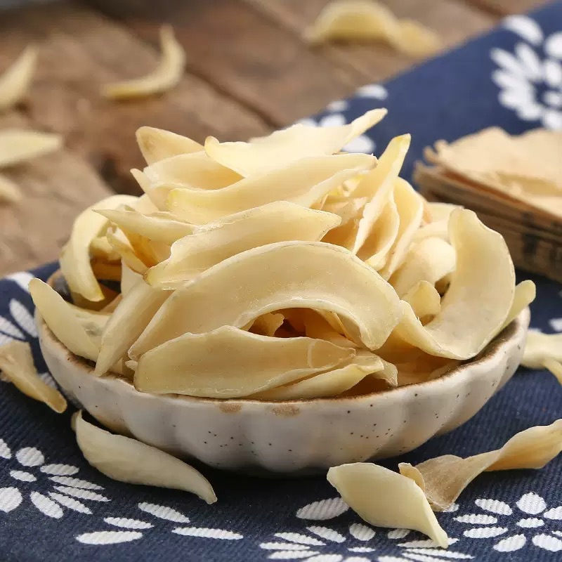 Dried Longya Lily Bulb Slices 500g Bai He Traditional Herbal Ingredient for Soups Teas and Congee specifications