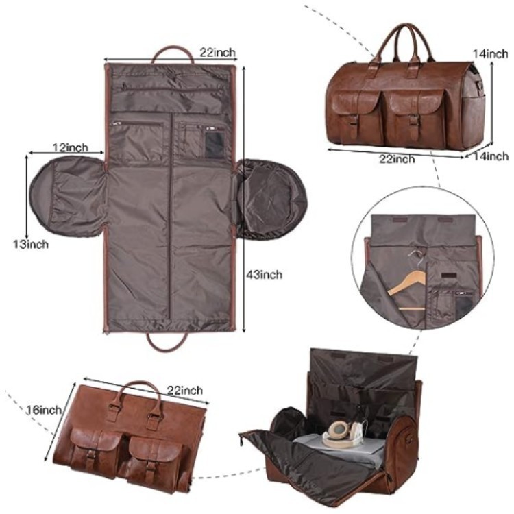 Convertible Foldable Travel Bag For Men And Women Multi Purpose_voghion.com