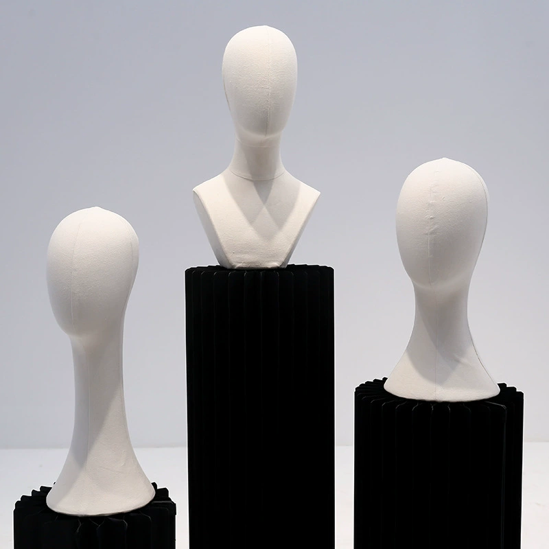 Mannequin head, hat, wig, stand, hair accessory for bride