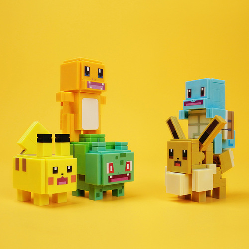 Pokémon Adventures Enlightenment Building Blocks 73011-13 Blind Box Assembly Toy Pikachu Figure Children's Gift