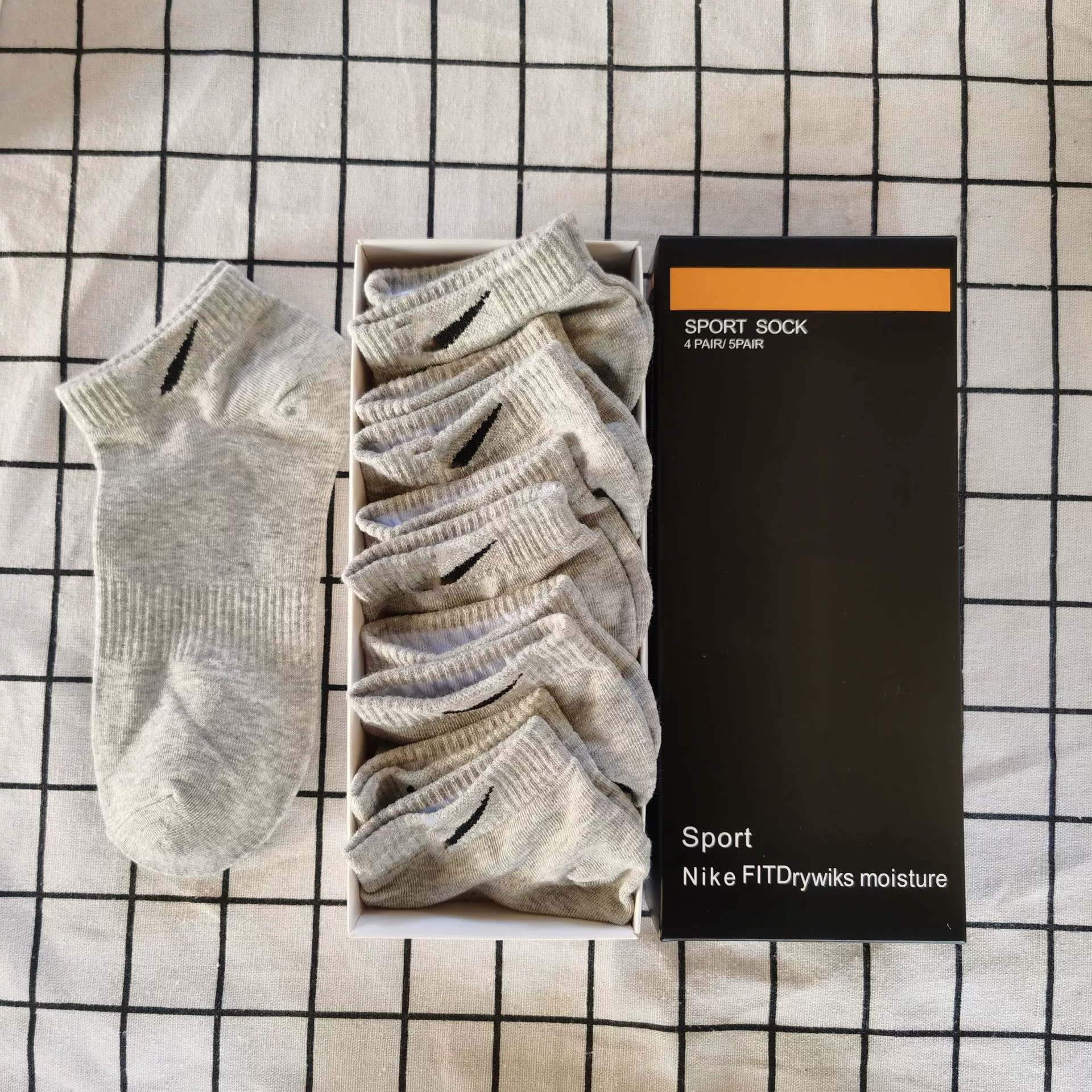 Гольфы (knee socks) Nike средней длины унисекс, смесовый/чесаный хлопок, дышащие, размеры 36–44