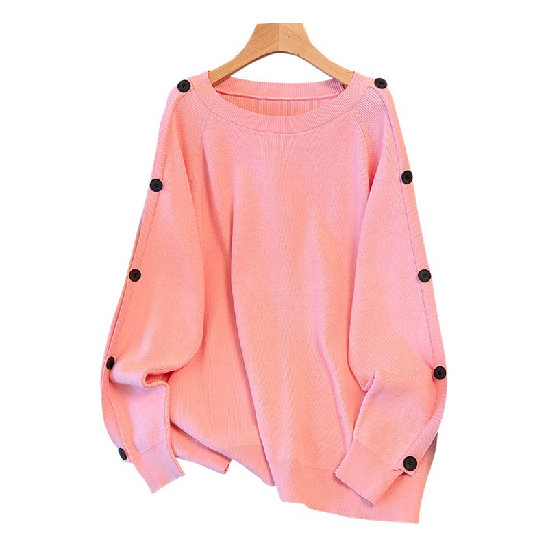 200/300 кг плюс размер женский толстый бюст M 150/160 Свободный пуловер мягкий свитер вязать 350 кг 8319