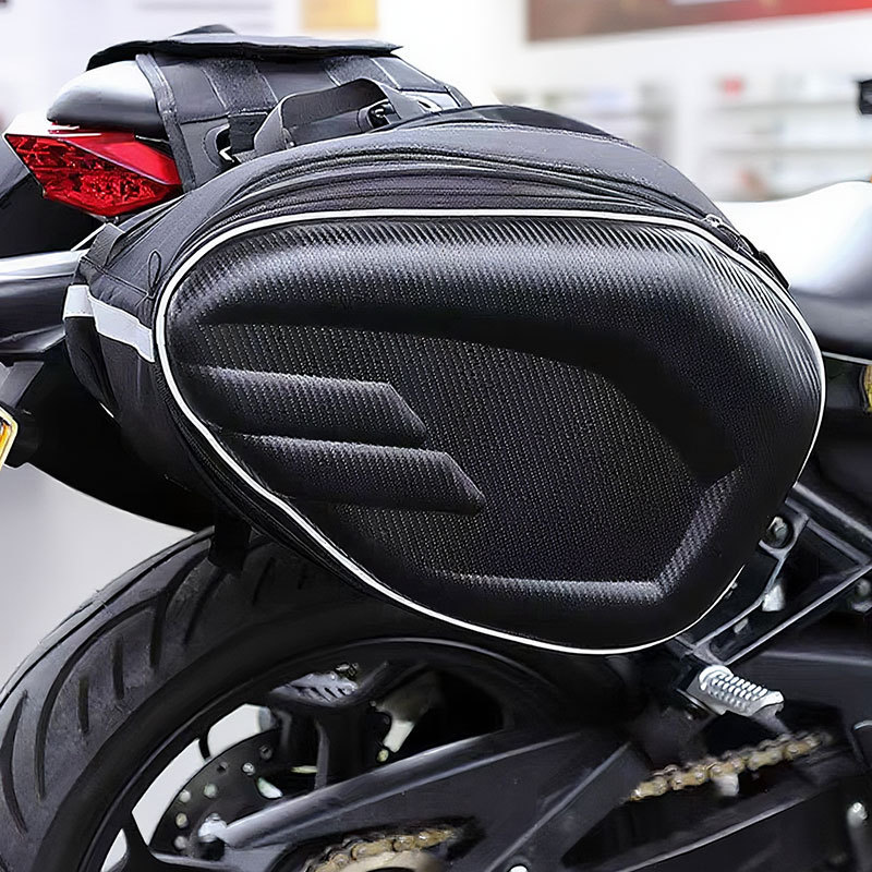 Four Seasons Universal Motorcycle Side Bag Motorcycle Helmet Bag Large Capacity Full Helmet Side Bag Motorcycle Bag Riding Tail Box