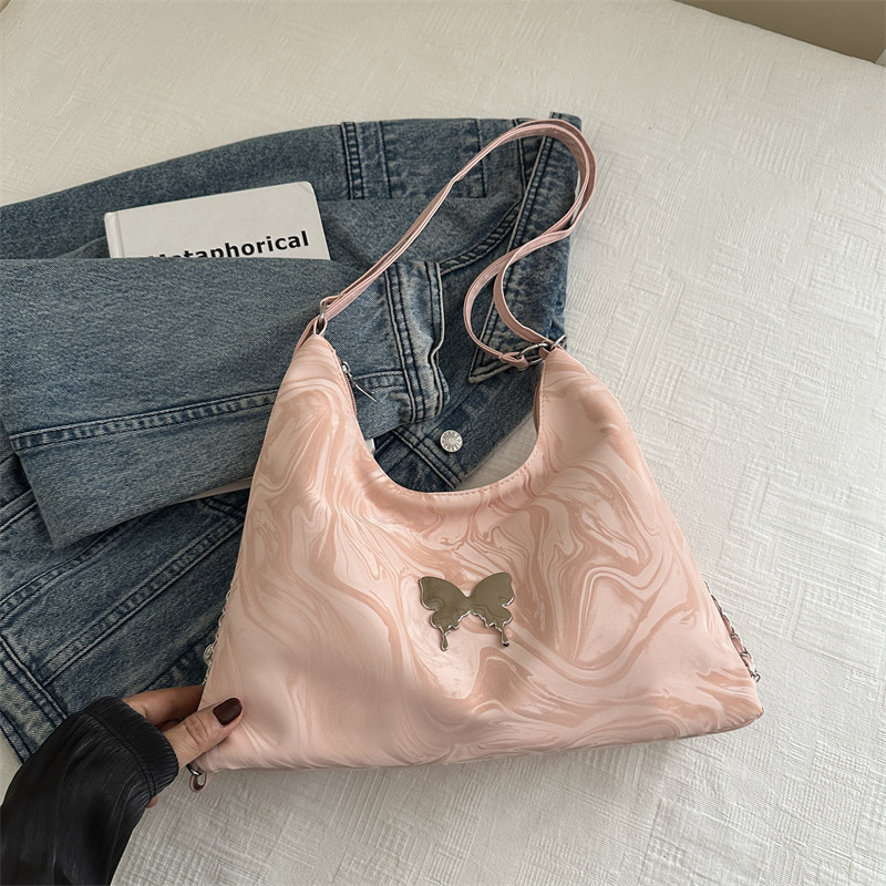 Bagos de mariposa de terciopelo teñidos 2024 nueva mochila multifuncional de gran capacidad mochila de viaje