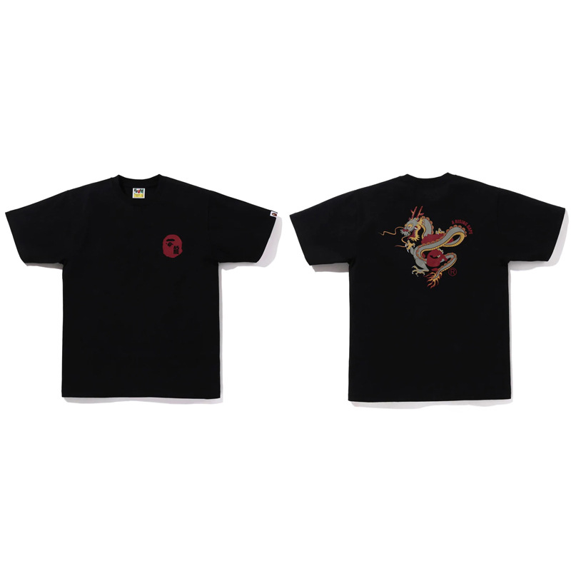 クロスボーダー卸売潮ブランド BAPE エイプヘッド半袖シャークトップ T シャツ供給 240 グラム半袖