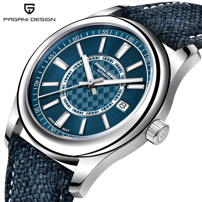 PAGANI DESIGN bojiani reloj para hombre reloj mecánico automático concha de acero reloj de calendario resistente al agua 1778