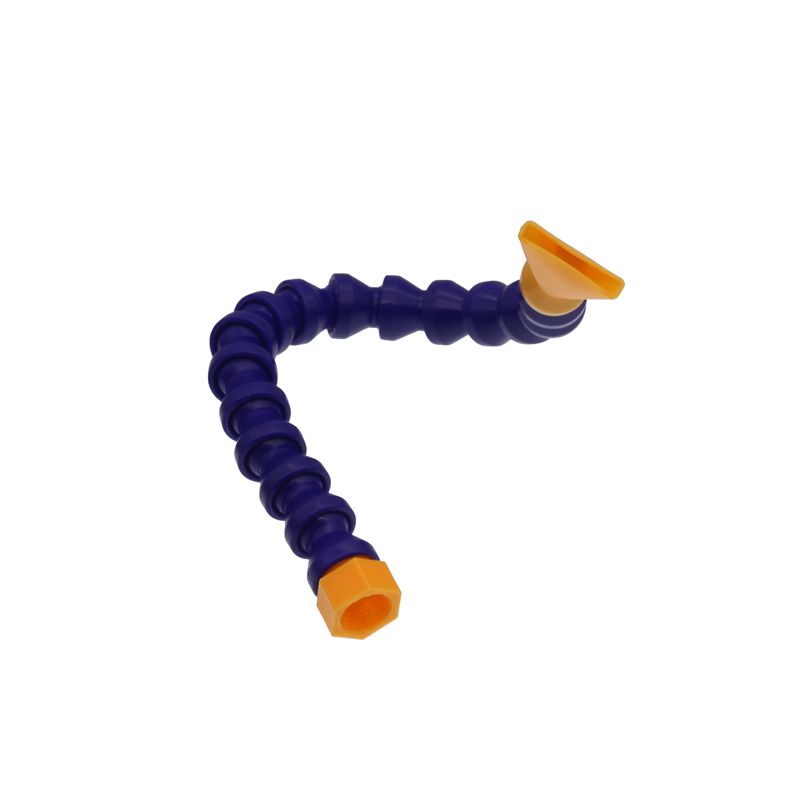 POM塑料冷却管4分内丝竹节万向管机床喷嘴磁座油水管1/2蛇型曲管