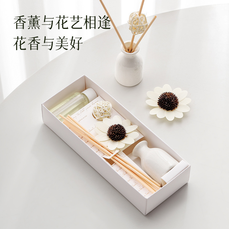 新款藤条陶瓷精油挥发香薰香氛热销薰衣草无火香水套装厂家批发|undefined