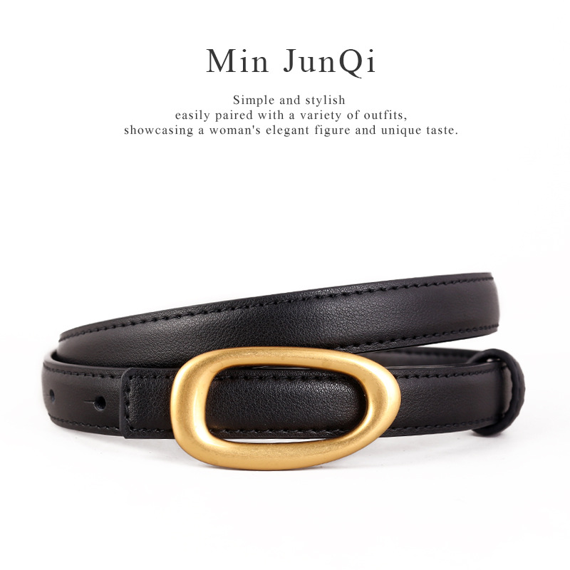 新款女士真皮皮帶 直播熱賣牛仔褲帶裝飾腰封連衣裙百搭女式腰帶