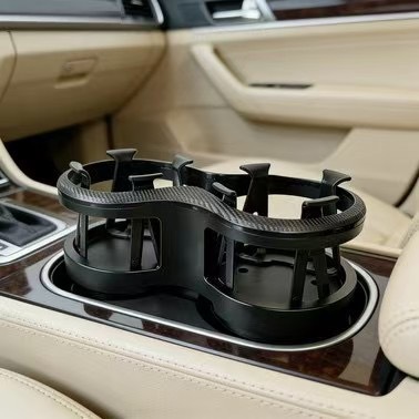 Multifunctional car cup holder, modified for in-car use, can also be used as an ashtray, tea cup holder, and beverage rack