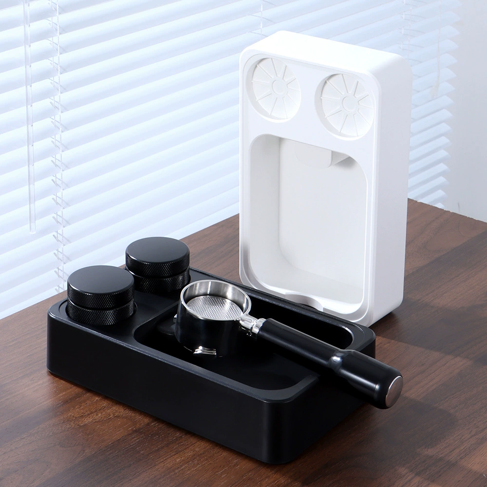 Новый многофункциональный кофейный шлак коробка стуча шлак ведра итальянская ABS ручка кронштейн для прессования порошка ткань коробка для хранения порошка