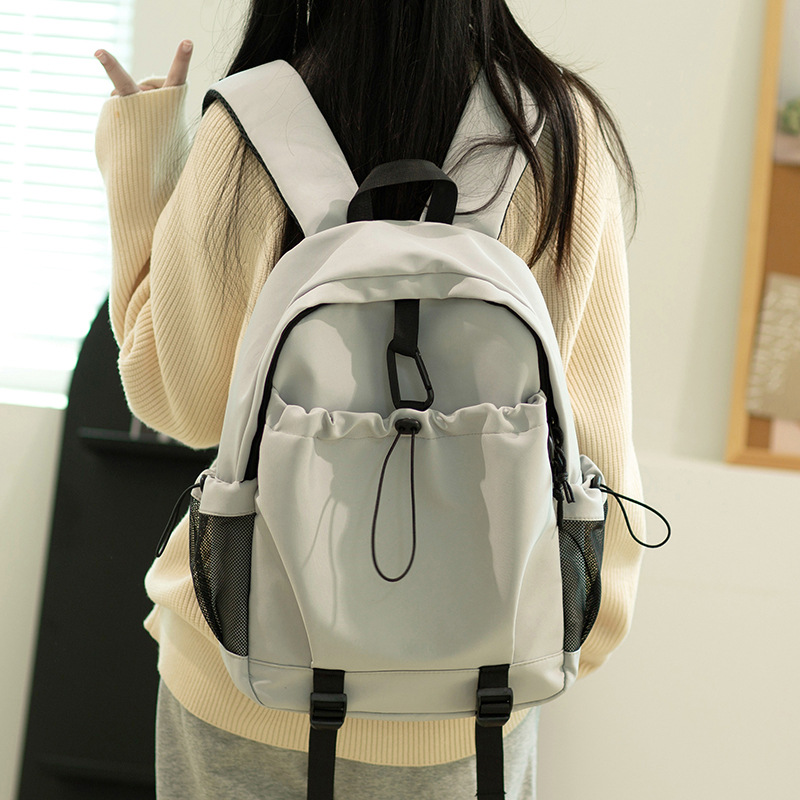 Al por mayor nueva mochila escolar de color de contraste, mochila de escuela secundaria, moda, viajes de ocio, mochila portátil de gran capacidad