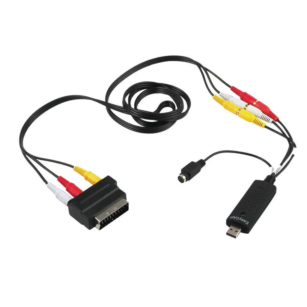 USB2.0 VHS к DVD конвертация аудио видео аудио коллекционный адаптер RCASCART RCA
