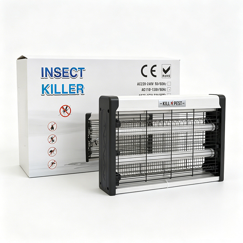 Mosquito Killer lámpara comercial LED eléctrico mosquito swatter lámpara de pared mosca asesino luz pegajosa barrido restaurante descarga eléctrica mosca Catcher image 4