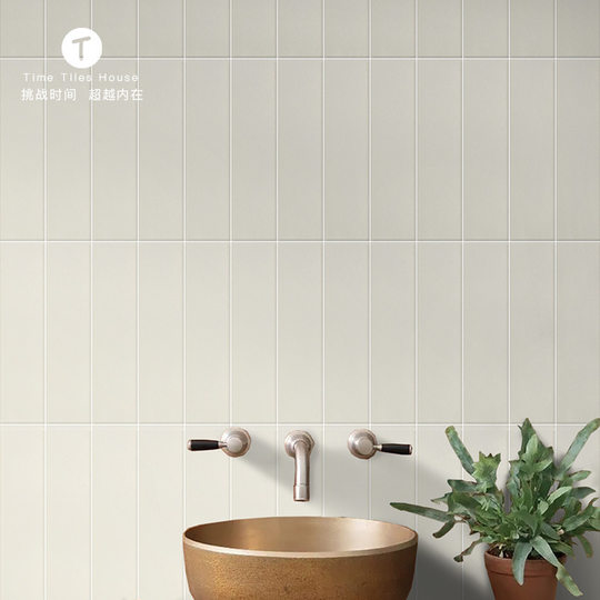 Multi-Color long all-ceramic tile milk color changing olive green kitchen bathroom balcony bathroom glazed wall tile