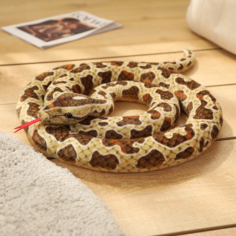 Peluche de Serpiente de Simulación de Peluche Suave para Juguetes y Bromas