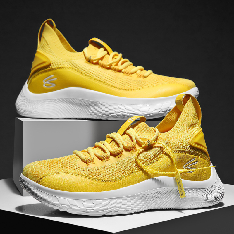 Billion line basketball shoes Curry 9 students CJ1 actual combat sneaker Owen 7 AJ36 children's shoes non-slip wear-resistant sound