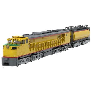 Building Blocks Cross-Border Moc-118323 Pacific Gtel 8500 Veranda and Fuel Tender