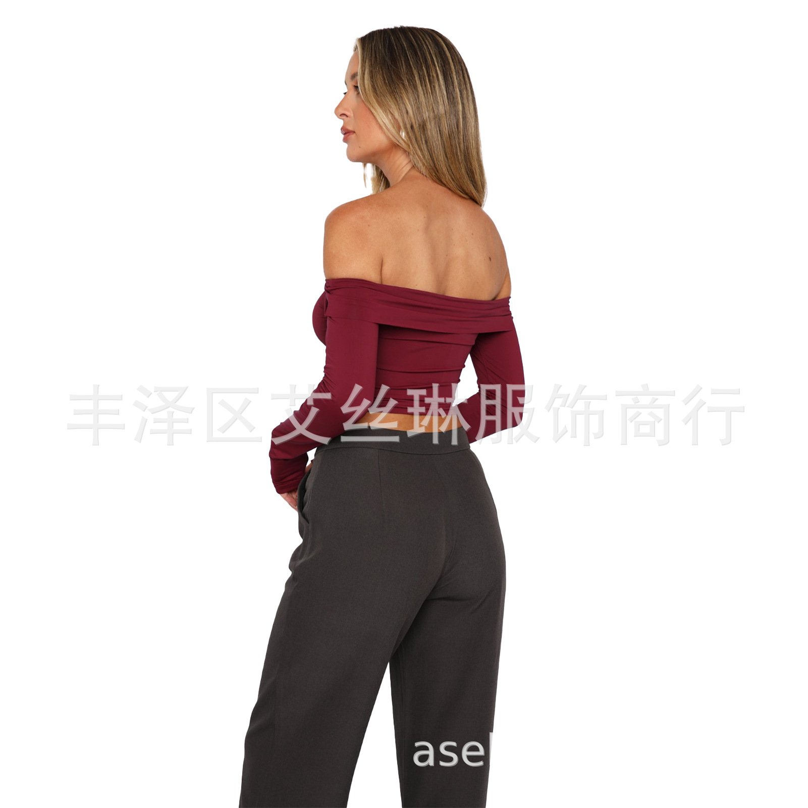 6730 酒红色模特图3.jpg