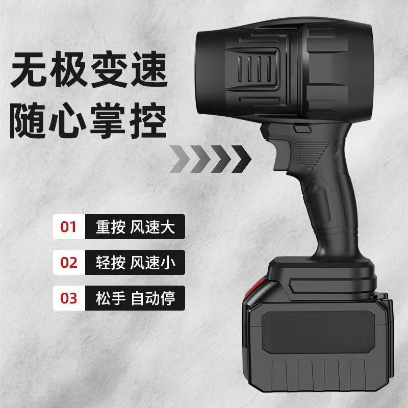 Lithium Battery Turbine Portable Handheld Blower Leaf Dust Cleaner for Outdoor Courtyard Garden Lawn Use Lithium Battery Turbine Portable Handheld Blower Leaf Dust Cleaner for Outdoor Courtyard Garden Lawn Use