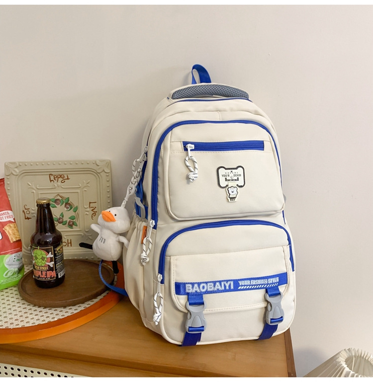 Exquisite schoolbag, large-capacity lightweight backpack for both men and women, backpack for 2024 junior high school, senior high school and college students, for commuting undefined
