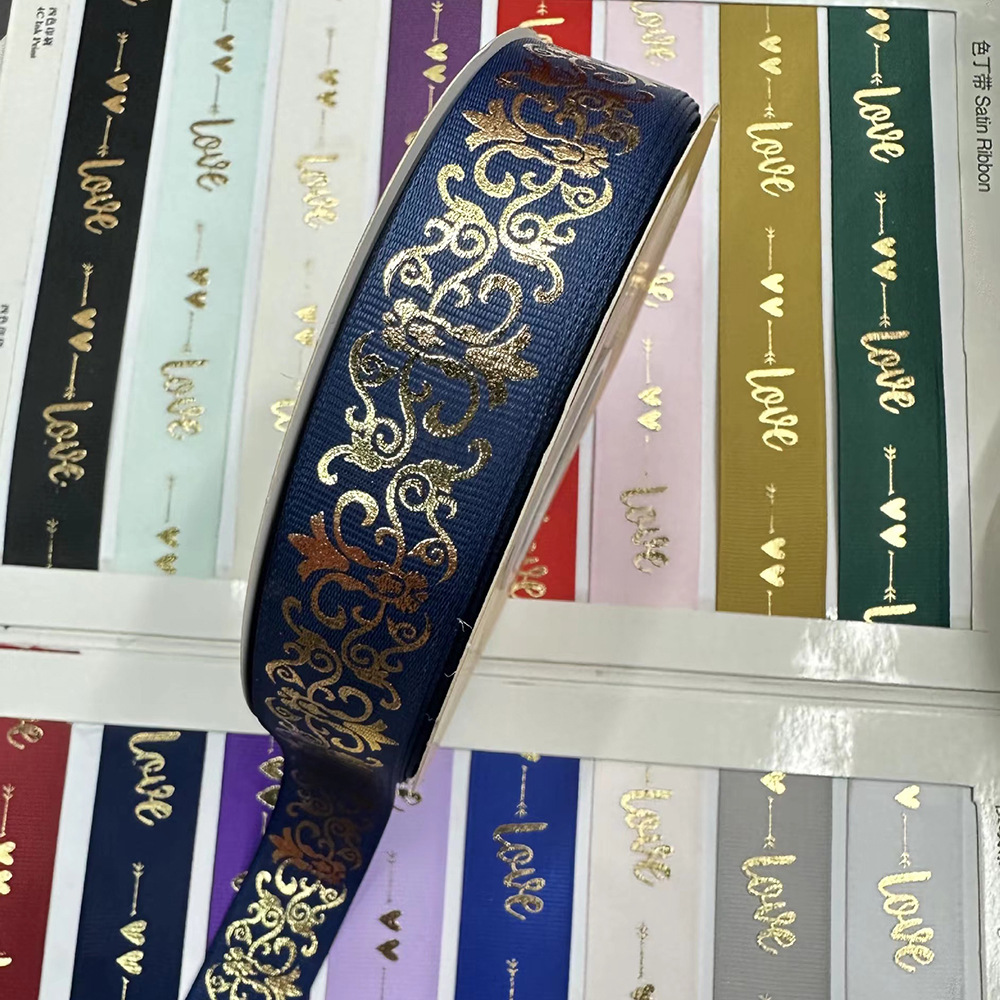 Dorado hilo cinta bar soporte material Palacio estilo flor hornear caja de regalo embalaje arco cinta