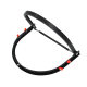 Aluminum bracket face screen spot wholesale dust-proof wind-proof sand-proof splash helmet head-mounted PVC aluminum bracket face screen