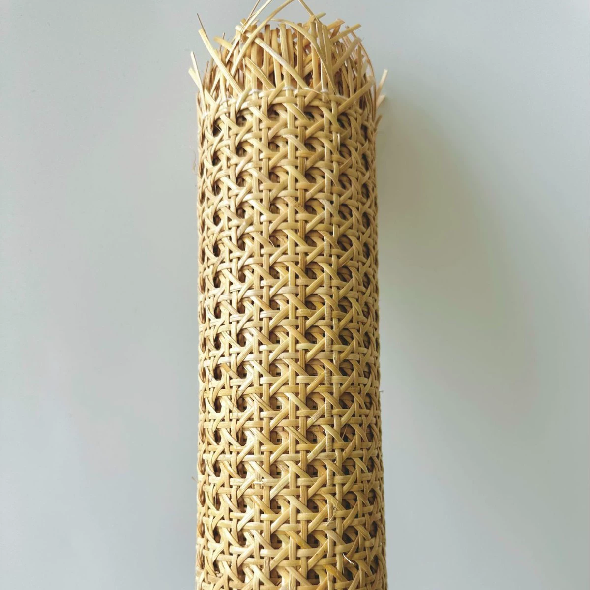 Natural rattan woven white eye squid material high-quality supply cut six-eye octagonal size can be cut
