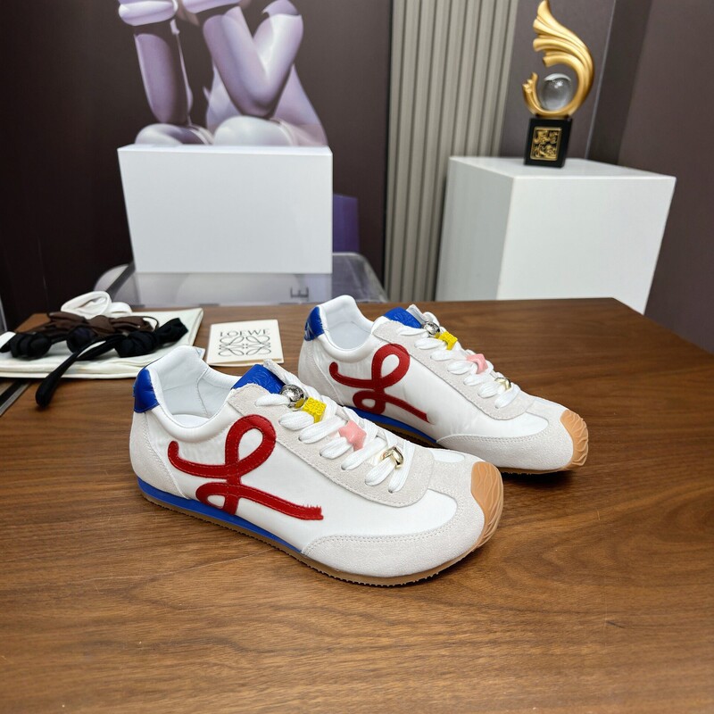 Loewe Same Style Women's Shoes German Training Shoes 2025 New Casual Sports Shoes Flat Comfortable Versatile Fashion Trendy Shoes