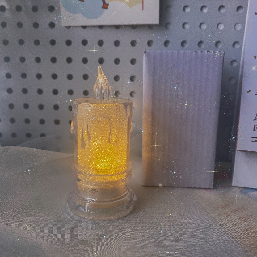 Creative table candle, nail decoration, night light, fall protection
