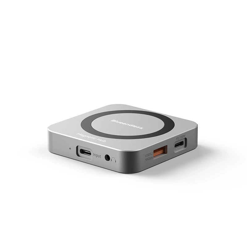 M.2 Magnetic solid-state hard disk box NVME Wuxi 4K high-definition USB3.2 hub Type-C converter hub