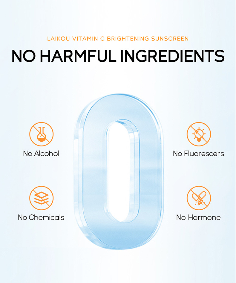LAIKOU Vitamin C sunscreen Cream 50g from the manufacturer's supply brightening skin tone and moisturizing undefined