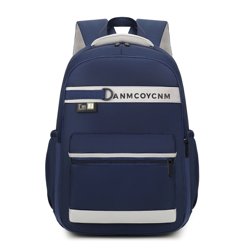 Mochila de moda de alta capacidad, escolas secundarias, viajes universitarios, mochila transfronteriza ligera de tela de Oxford