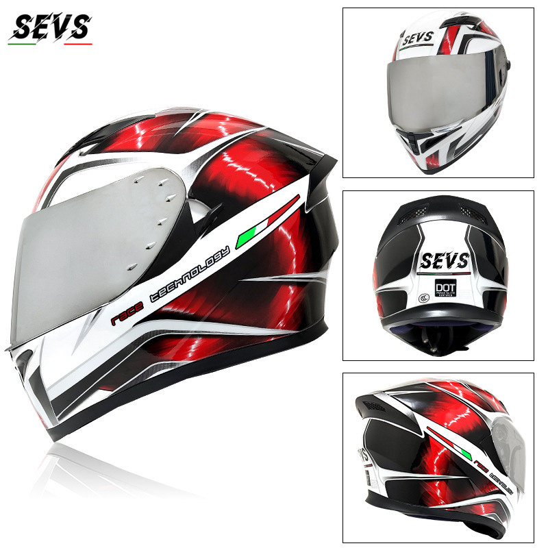 화이트 레드 허리케인 실버 도금 거울