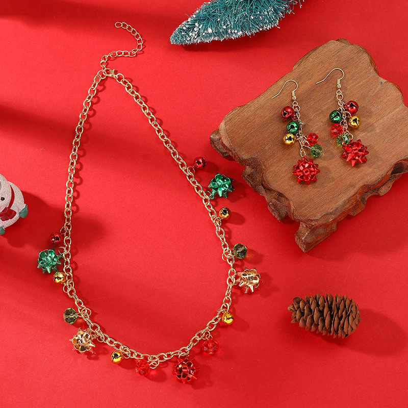 Holiday, Party Occasion Simple Style Classic Style Geometric Alloy Plating Christmas Women's Jewelry Set