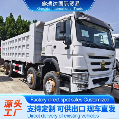 Cross-Border Supply of Sinotruk Howo Dump Truck 8X4 Rear Dump Truck with National Three Diesel Engine