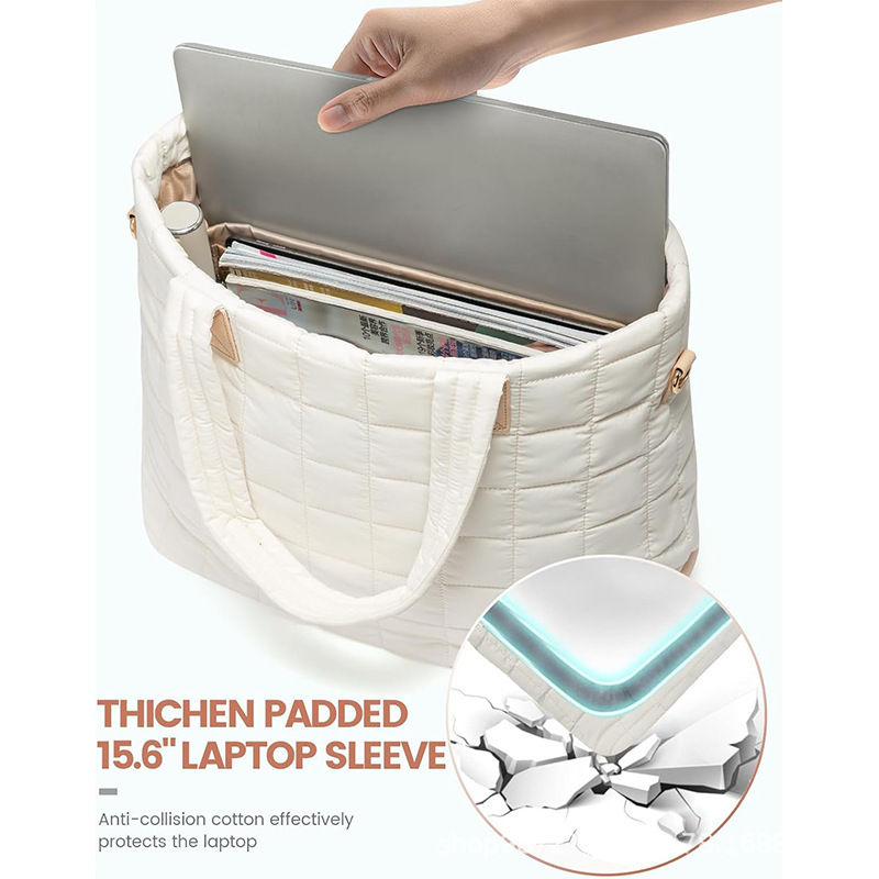Amazon damas bolsas de pluma bolsas de computadora portátil zip flush bolsas de trabajo portátiles