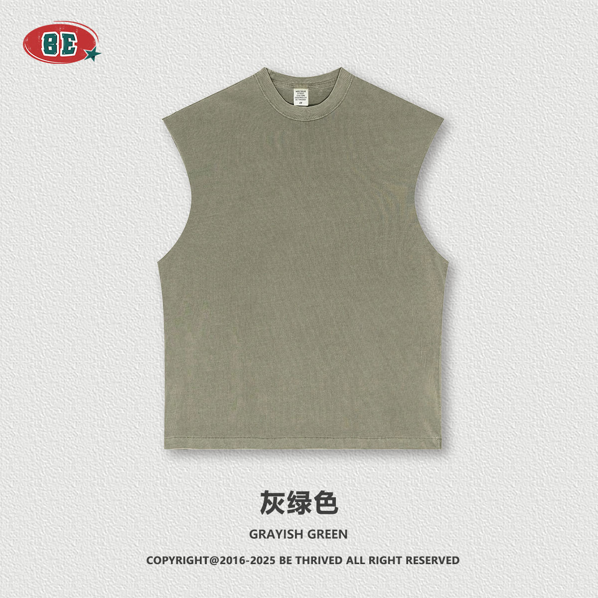 Be Hombres| 2025 verano Europa y Estados Unidos comercio exterior transfronterizo camiseta deportiva relajada acondicionamiento físico camiseta de hombro sin mangas chaleco hombre