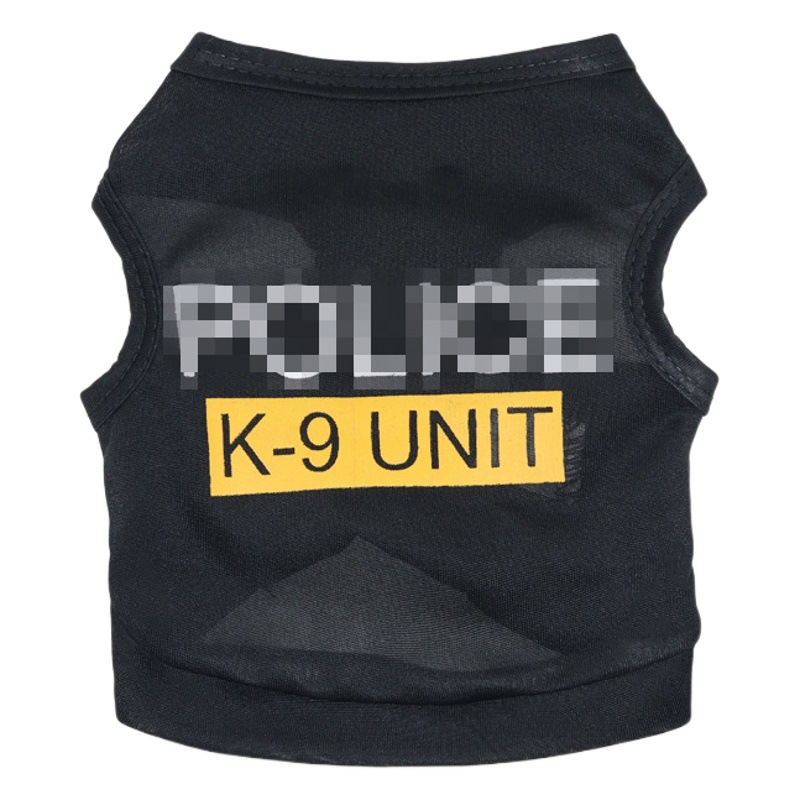 Fábrica ropa para mascotas al por mayor ropa para perros y gatos chaleco para mascotas de poliéster ropa para perros pequeños de peluche primavera y verano