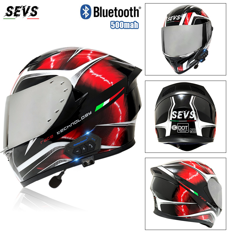 블랙 레드 허리케인 실버 미러 블루