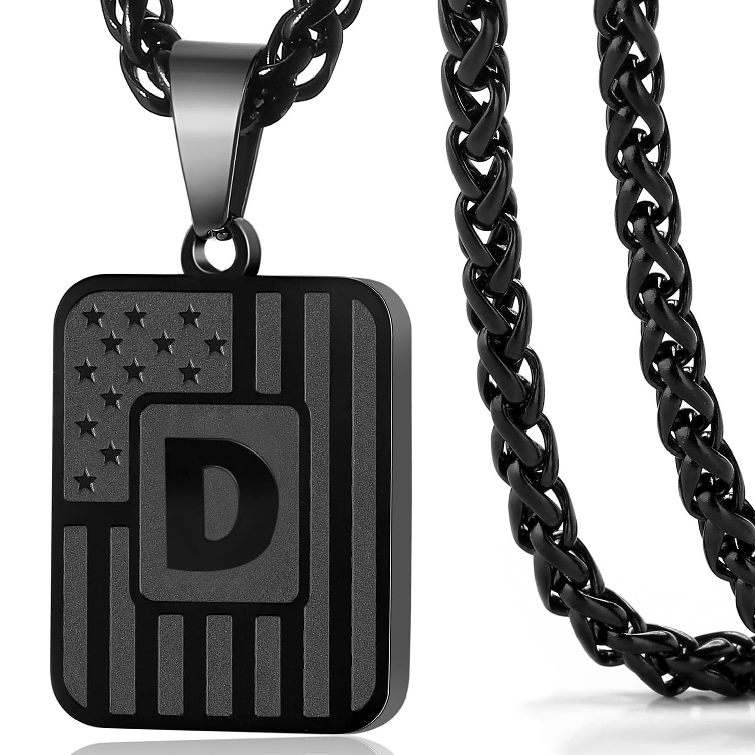 Simple Style Letter 201 Stainless Steel Iron Plating Unisex Pendant Necklace display picture 23