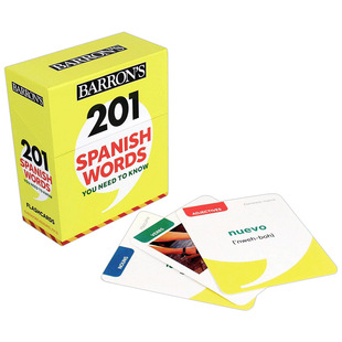 Barron 201 Spanish Words you need to know English original 201 Spanish Words