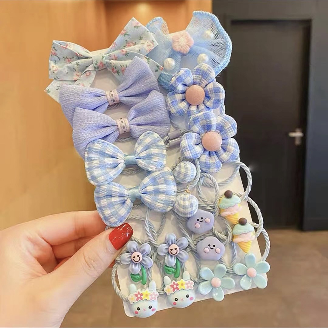 Banda de goma para niños cuerda de pelo para bebés arco de niña no duele el cabello banda de goma linda princesa banda de pelo Cola de Caballo accesorios para el cabello