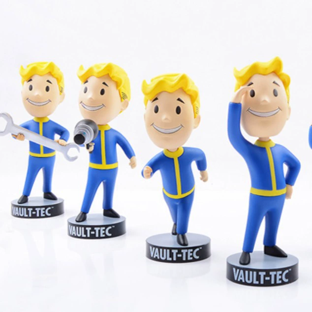 Fallout Radiation 4 Radiation Boys все 7, 3-е поколение, 3-й покол head Vault Boy кукла